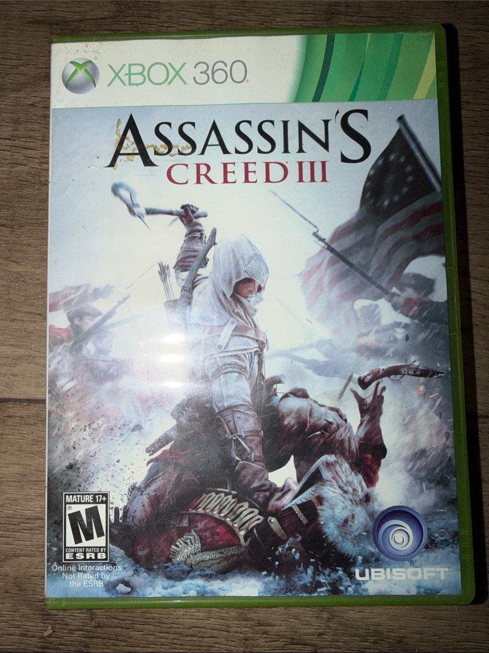 Disc 1 & 2 - Assassin's Creed III (Xbox 360) - White Cover